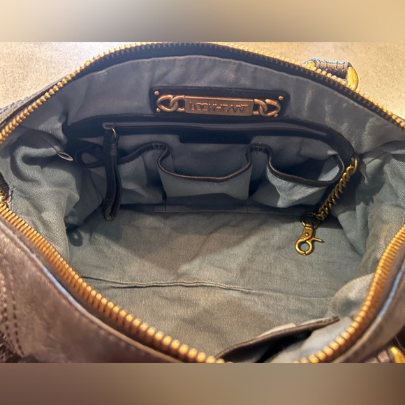 Lockheart Black Leather Satchel - Picture 8 of 10